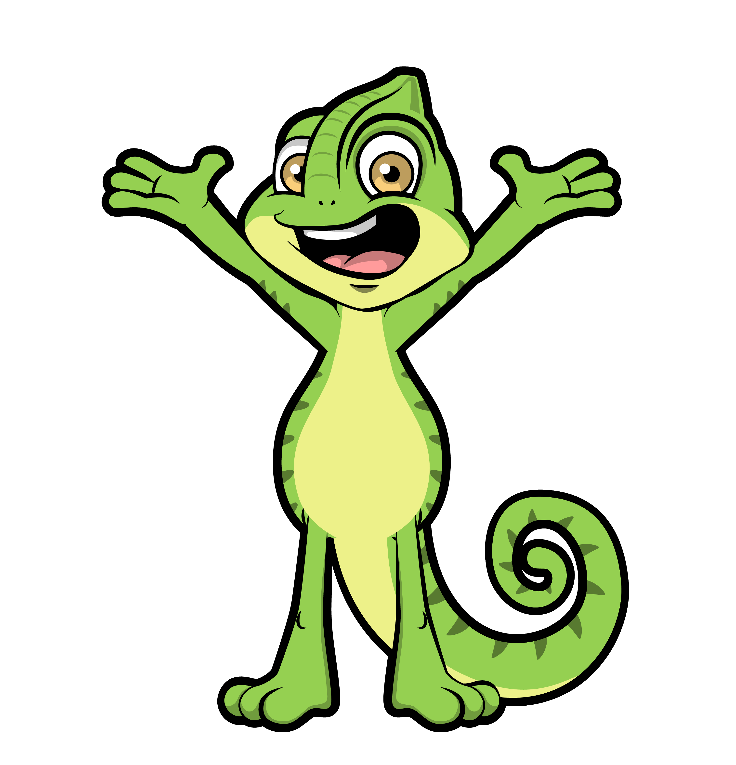 BOB le caméléon — mascotte Marche Madagascar